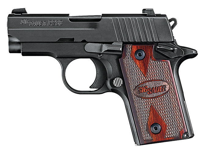 handgun, handguns, compact handgun, compact handguns, pistol, pistols, Sig Sauer P238 Rosewood