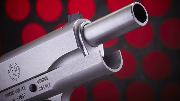 Ruger SR1911 .45 ACP Pistol Review barrel