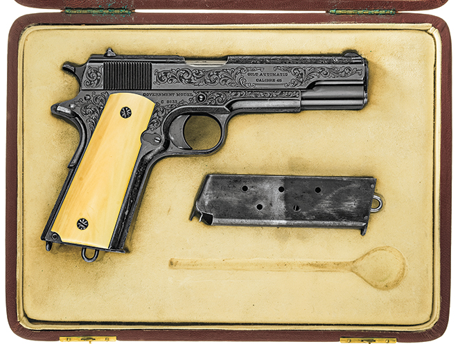 colt model 1911, 1911, model 1911, 1911 engraving, model 1911 gun engraving, f.t. fisher