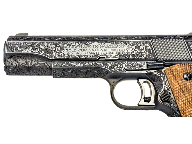 colt model 1911, 1911, model 1911, 1911 engraving, model 1911 gun engraving, government model 1911a1, national match pistols, jan gwinnell