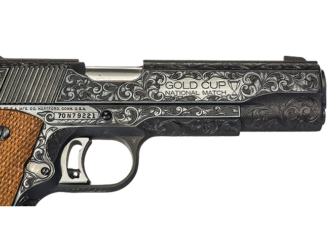 colt model 1911, 1911, model 1911, 1911 engraving, model 1911 gun engraving, government model 1911a1, national match pistols, jan gwinnell engraving