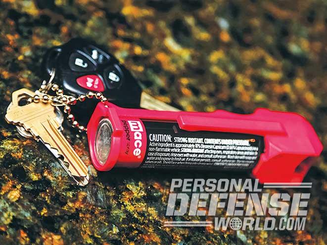 pepper spray keychain