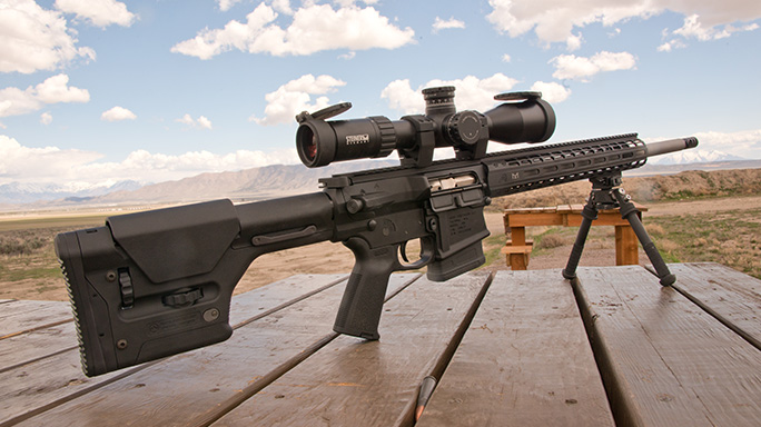 Aero Precision M5E1 rifle outdoor range