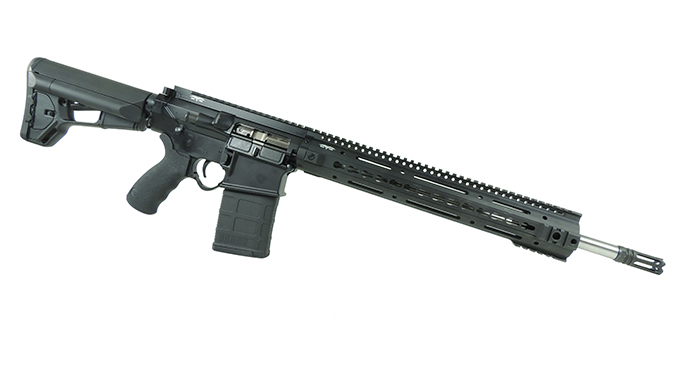 Black Dawn Lightweight 3-Gun rifle angled right