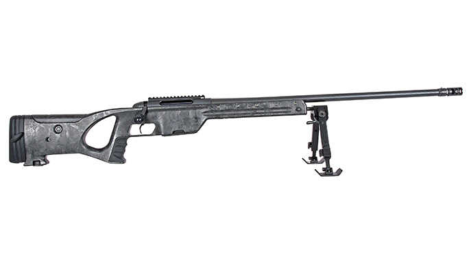 Steyr SSG Carbon Rifle facing right