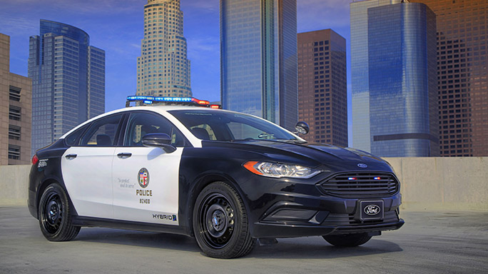 Police Responder Hybrid Sedan electric vehicle