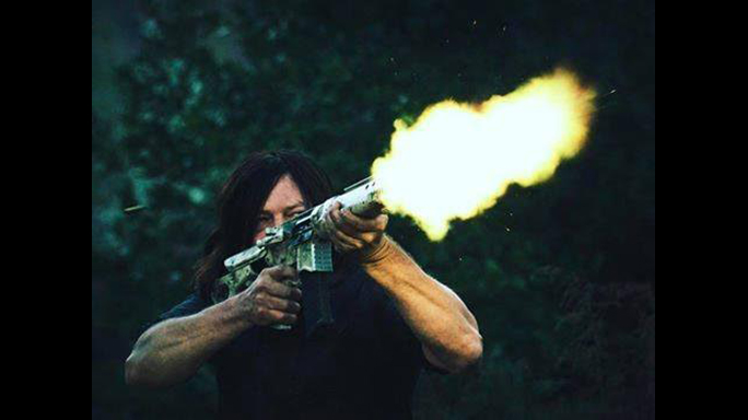 The Walking Dead Season 7 Finale Daryl Dixon rifle