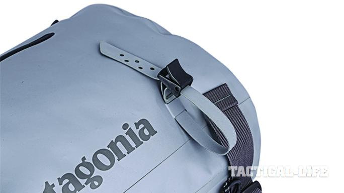 Patagonia Stormfront Roll Top waterproof backpacks strap
