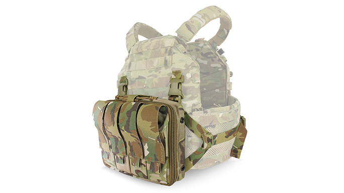 TYR Tactical's PICO-DS Medical Chest Rack attached