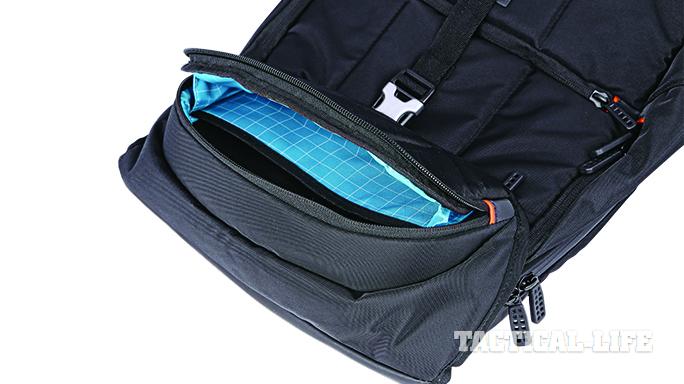 Targus 16" Grid Premium waterproof backpacks open