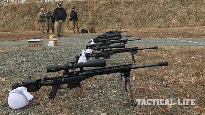 Beretta APX pistol and rifles lined up