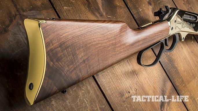 Henry 45-70 lever action rifle stock