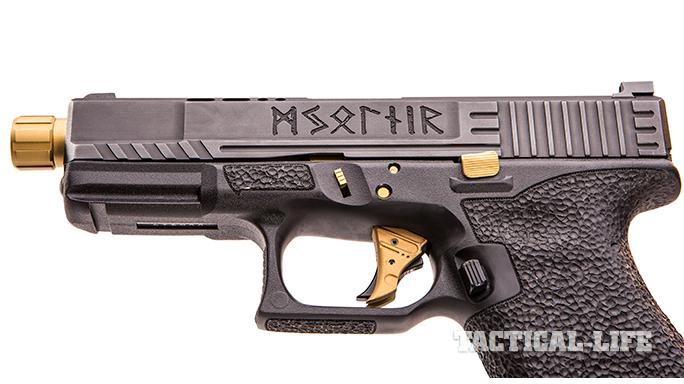 SSVi Mjölnir Glock 19 pistol engraving