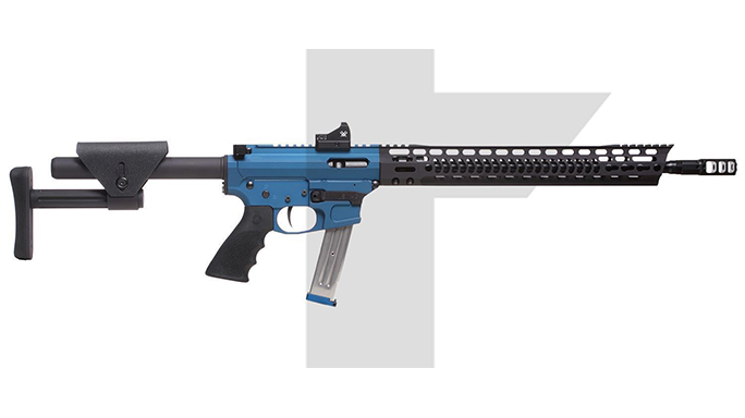 Trojan Firearms PRO9V1 carbine blue