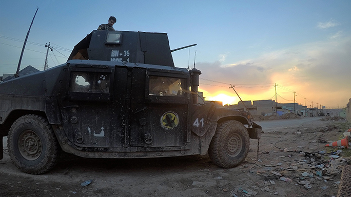 Mosul Medic Nik Frey sunset