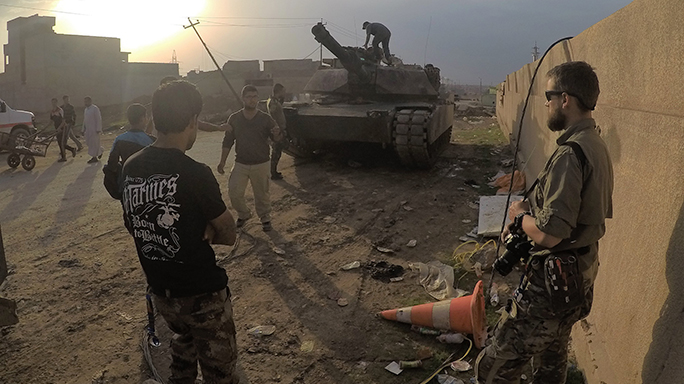 Mosul Medic Nik Frey tank