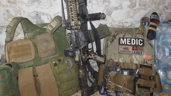 Mosul Medic Nik Frey vest