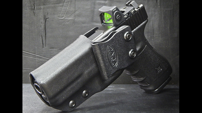 Custom Action Sports holster red dot sights