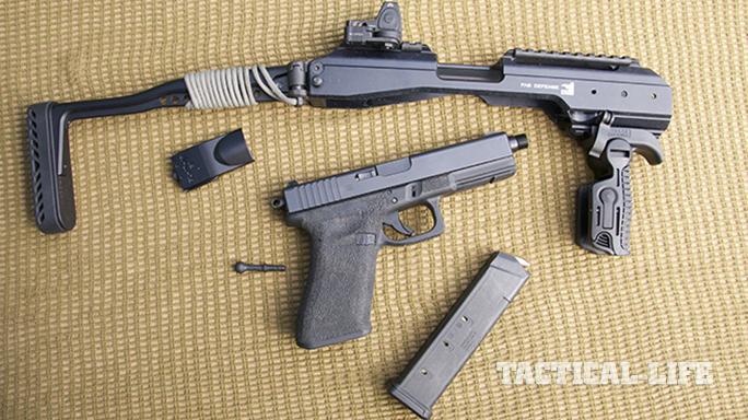 fab defense KPOS glock carbine disassembled