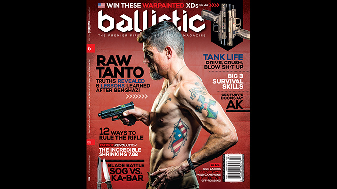 Kris Tanto Paronto Ballistic Magazine cover 2017 actual