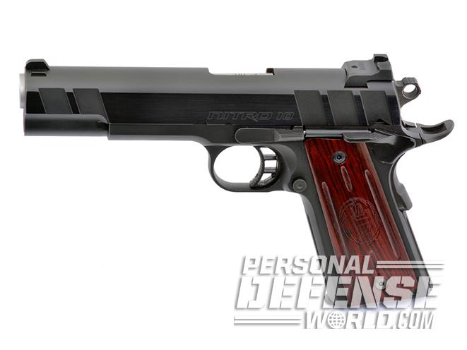 STI Nitro 10mm pistol left profile