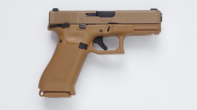 9mm Glock MHS pistol right profile