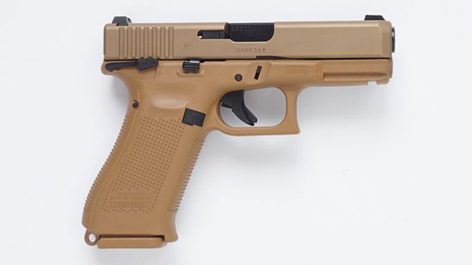 40 S&W Glock MHS pistol right profile