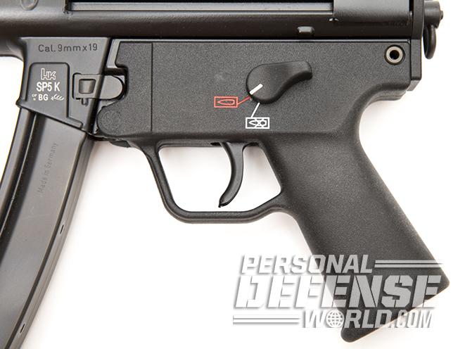 HK SP5K pistol rail