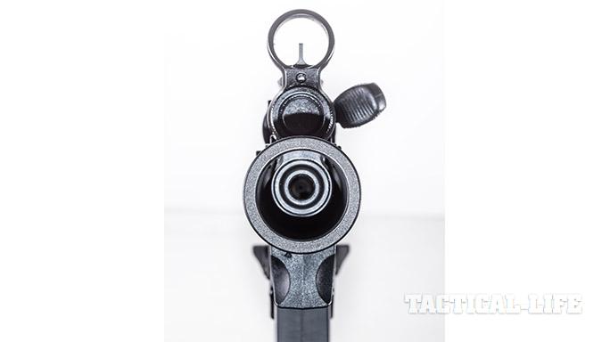 HK SP5K pistol front sight charging handle