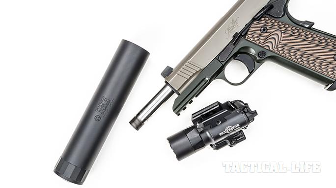 Kimber Warrior SOC TFS pistol suppressor