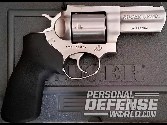 Ruger GP100 .44 Special revolver right profile