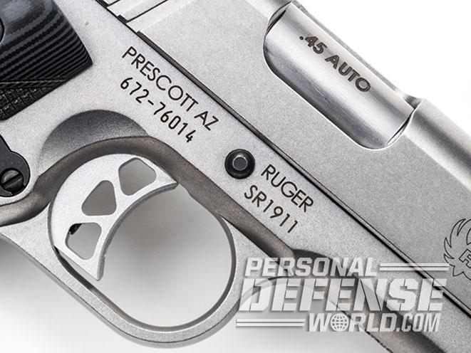Ruger SR1911 Target pistol trigger