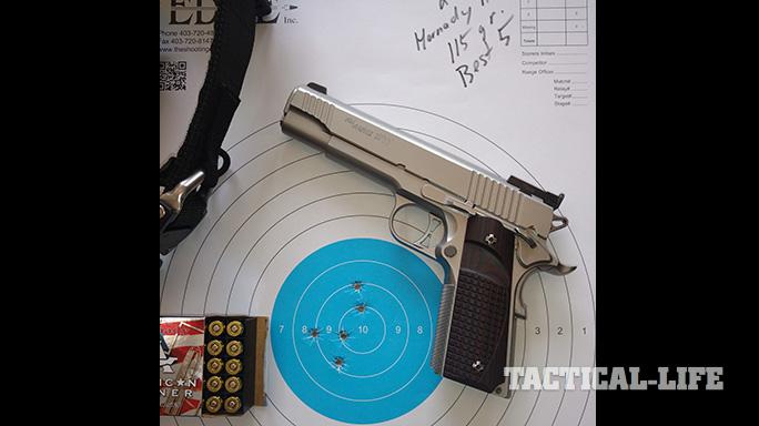 Sig 1911 Match Elite Stainless pistol target