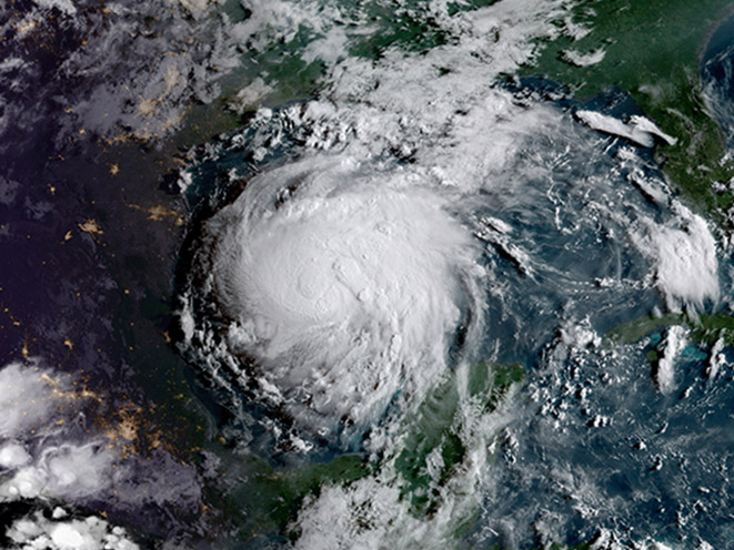 hurricane harvey satellite