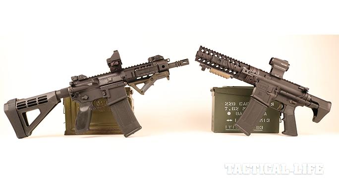 Sig Sauer pistols with SB Tactical braces