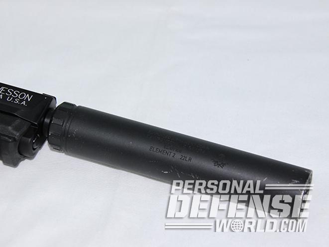smith & wesson m&p22 compact aac element 2 suppressor