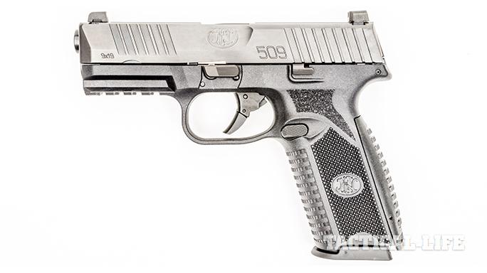 FN 509 pistol left profile