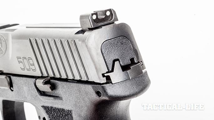 FN 509 pistol rear sight