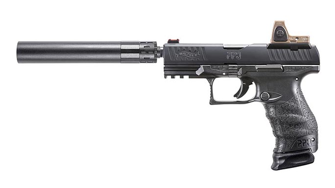 Walther PPQ M2 Q4 TAC pistol suppressor