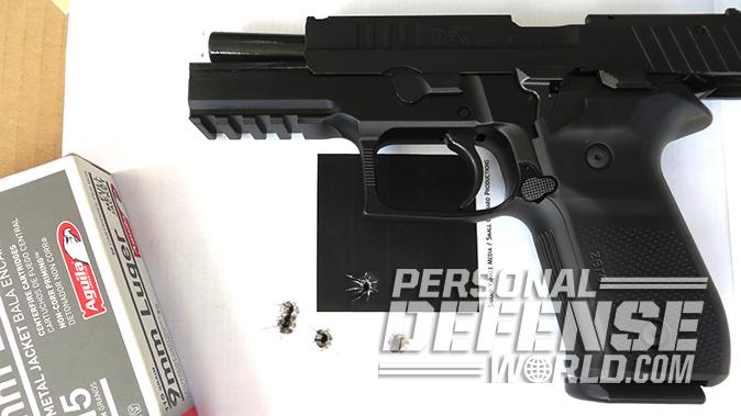 Arex Rex Zero 1S pistol target