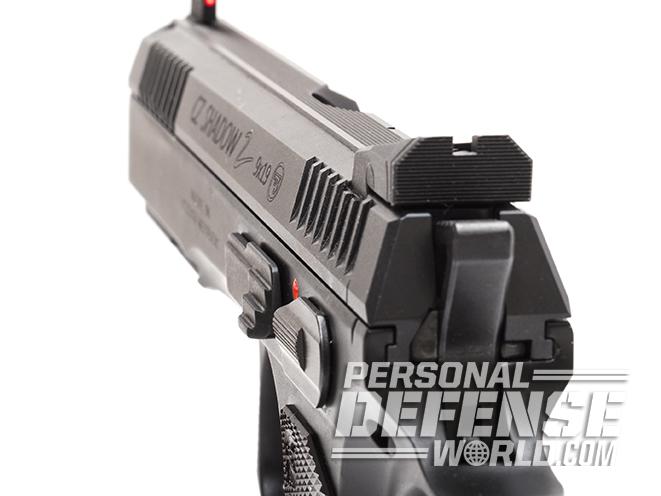 CZ Shadow 2 pistol rear sight