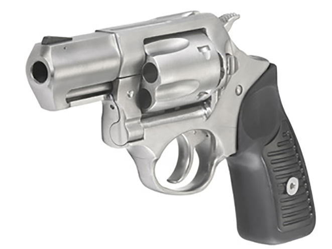 Ruger SP101 9mm revolver left front angle