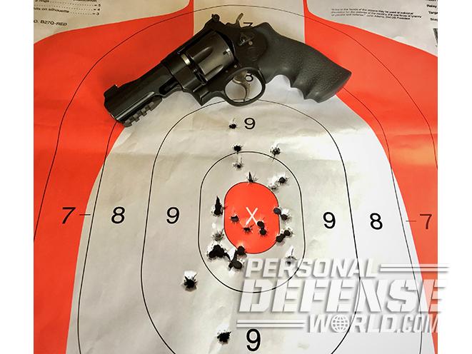 Smith & Wesson Performance Center Model 325 Thunder Ranch revolver target