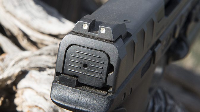Beretta APX pistol rear sight