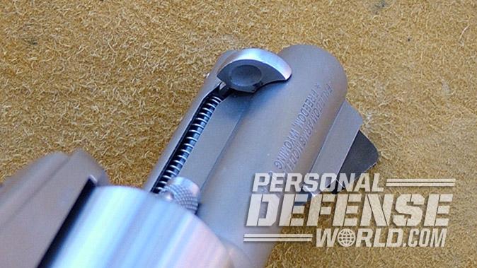 Freedom Arms Model 97 revolver cylinder pin removal
