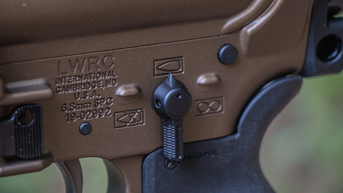 LWRCI SIX8-A5 Razorback II rifle select fire