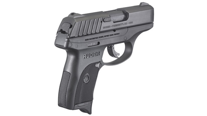 Ruger EC9s pistol rear angle
