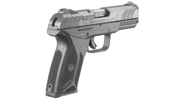 Ruger Security-9 pistol rear angle