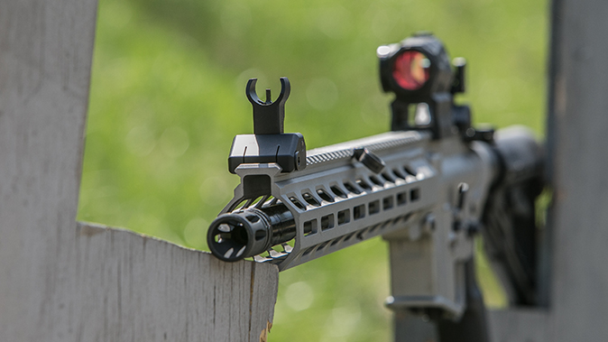 Sig Sauer M400 Elite rifle iron sight