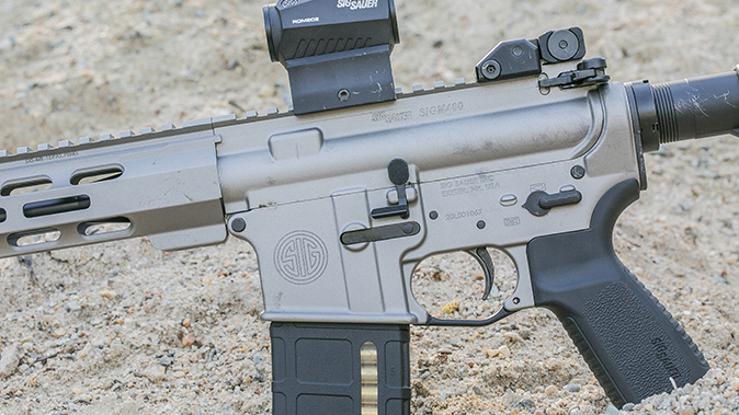Sig Sauer M400 Elite rifle left profile